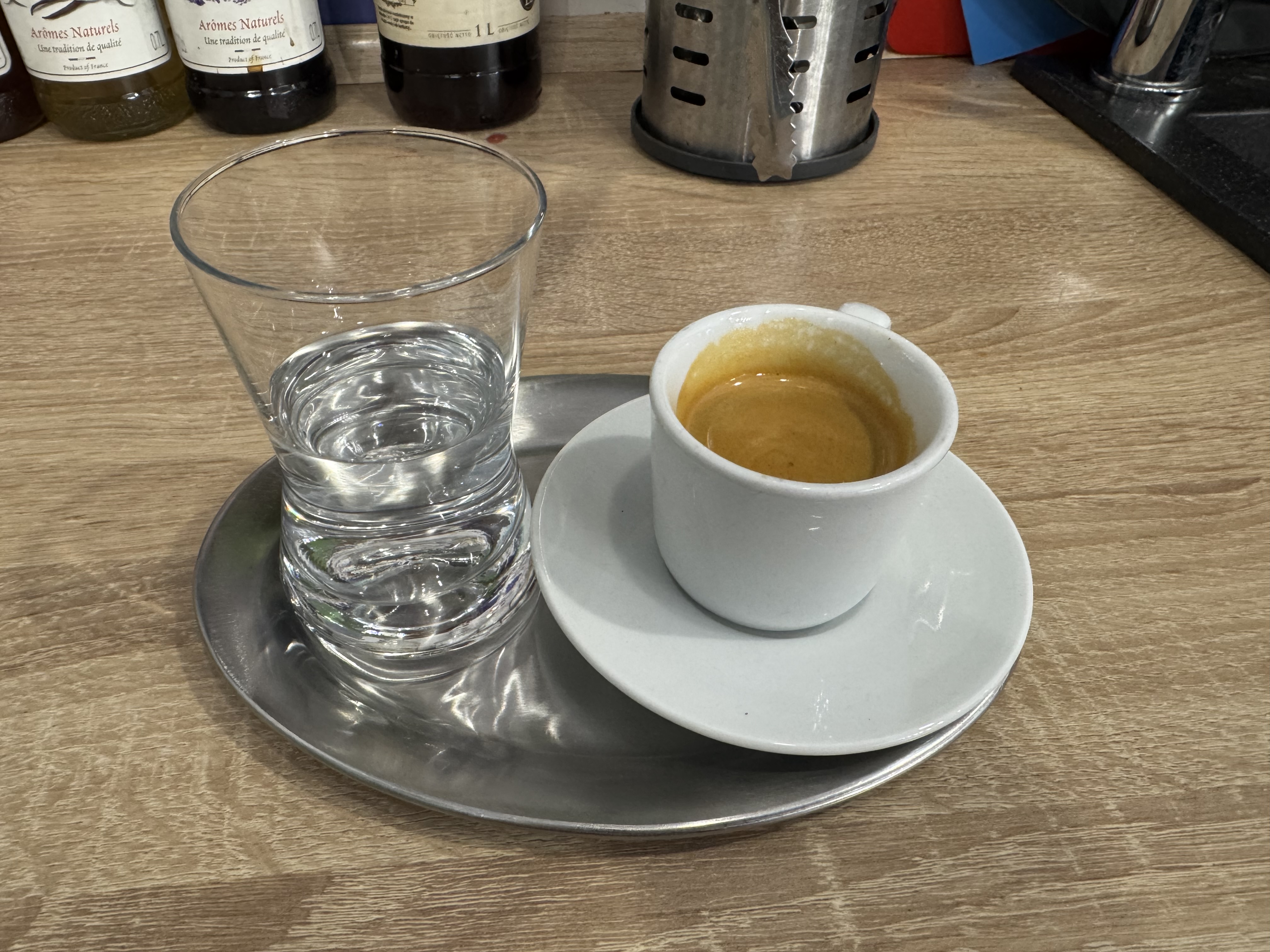 Espresso i woda